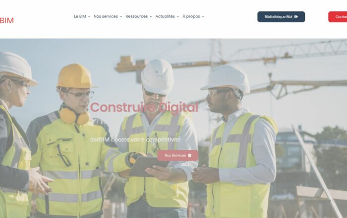 Nouveau site vitrine datBIM