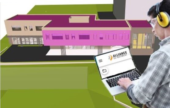 Projet DOE numérique extension école Montferrat (38)