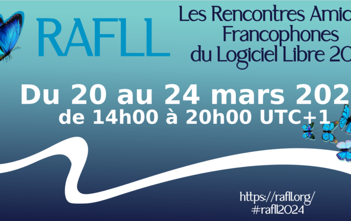 Les Rencontres Amicales Francophones du Logiciel Libre 2024