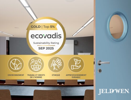 JELD-WEN maintient sa médaille d’or Ecovadis pour la deuxième année consécutive